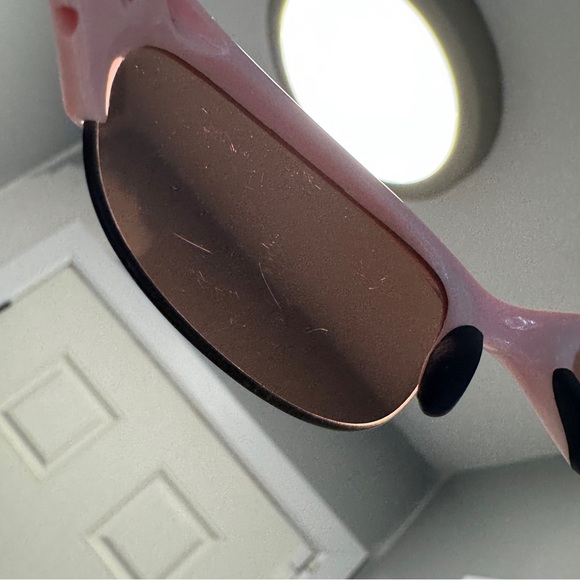 Oakley Half Jacket 1.0 Pink Frame  Only 03-622 Gen 1 RARE Scratches On Lenses - Picture 10 of 16